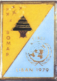 BOMAP Type II Détachement rattaché au 420° D.S.L ,stationné à BEYROUTH 2° Mandat FINUL octobre 1978 à avril 1979 , fabrication locale ( Hamadeh