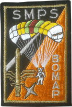 Section  Militaire Parachutisme  Sportif  de la BOMAP tissu