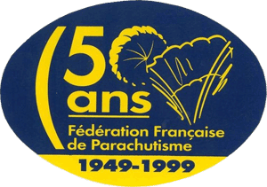 Fédération  Française de Paracutisme  F.F.P.   50 ans  1949 - 1999