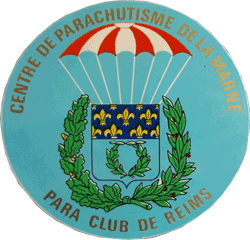 Centre Parachutisme de la Marne Para Club de Reims  autocollant 