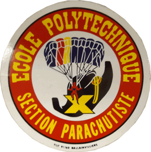 Section Parachutiste  Ecole Polytechnique autocollant 