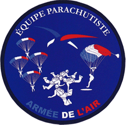 Equipe Parachutiste Armée de l'Air   autocollant 