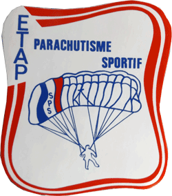 E.T.A.P. Parachutisme Sportif autocollant 