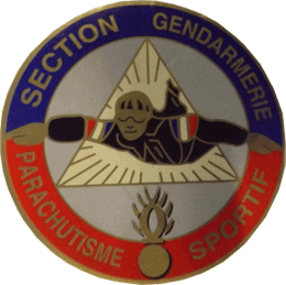 Gendarmerie Section Parchutisme Sportif Autocollant 