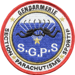 Section Parachutisme Sportif Gendarmerie  modèle actuel 