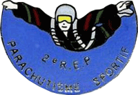 2° REP Parachutisme Sportif  Calvi  de la   SMPS  1997 - 2005  Pin's