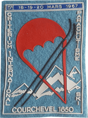 5° Criterium International Parachutisme-Ski de Courchevel 1850   les 18 / 19/  /  20 mars 1967 