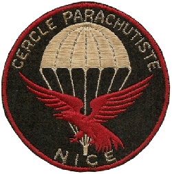 Cercle Parachutiste   Nice  Type I autocollant 