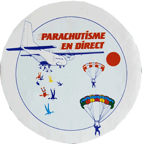 Parachutisme en Directe Avignon  autocollant 