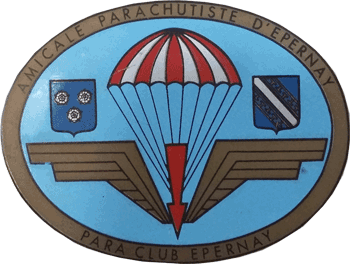 Para Club Epernay  Amicale  Parachutiste  autocollant 