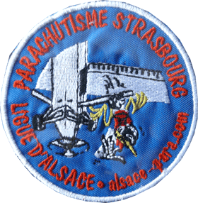 Parachutisme Strasbourg  Ligue d' Alsace  tissu 