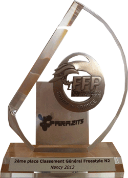 Trophé FFP  2° place classement Freestyle N°2  Nancy 2013