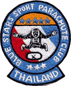 Blues Stars Parachute Club  Thailand 
